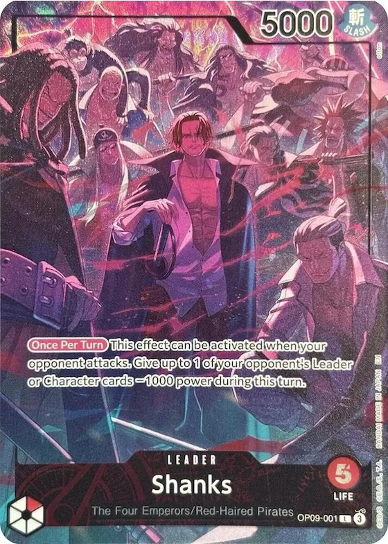 Shanks (English Version 2nd Anniversary Set) #op9-001 – One Piece Promotion Cards