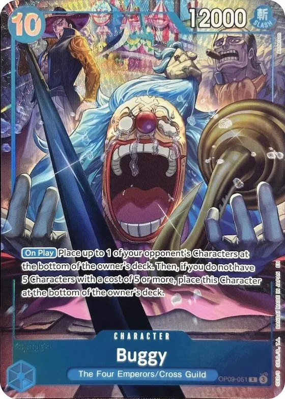 Buggy (051) (English Version 2nd Anniversary Set) #op9-051 – One Piece Promotion Cards