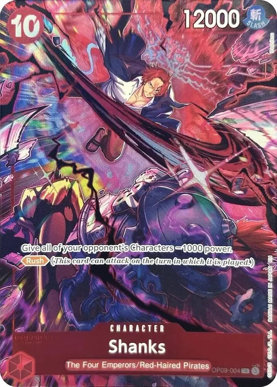 Shanks (004) (English Version 2nd Anniversary Set) #op9-004 – One Piece Promotion Cards