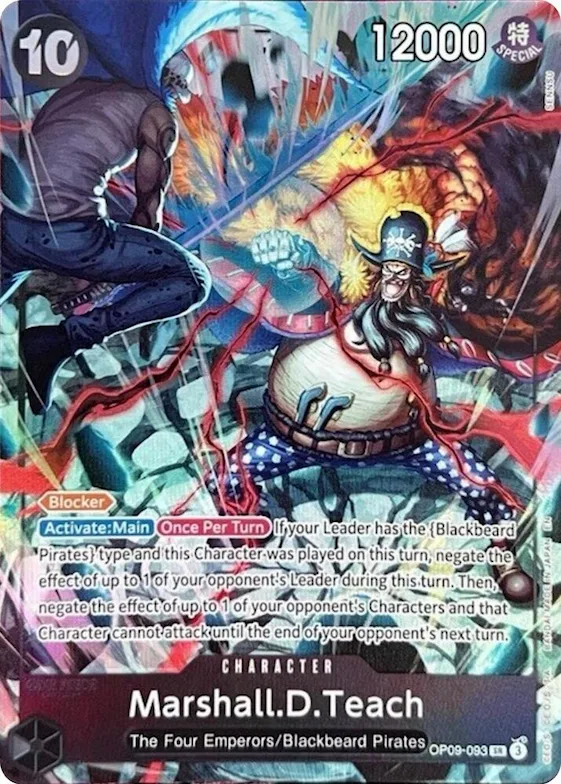 Marshall.D.Teach (093) (English Version 2nd Anniversary Set) #op9-093 – One Piece Promotion Cards