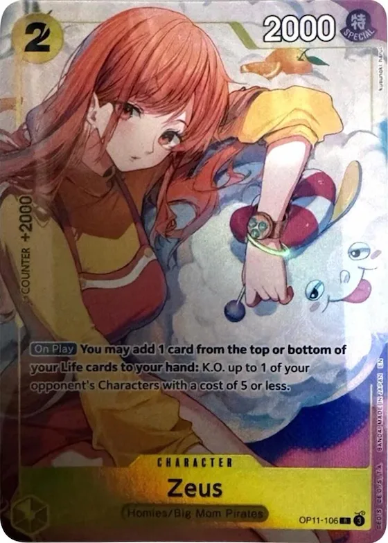 Zeus (Official Playmat -Bandai Card Games Fest 24-25 Edition-) #op11-106 – One Piece Promotion Cards
