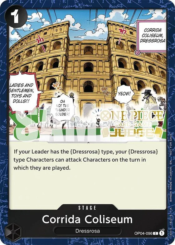Corrida Coliseum (Judge Pack Vol. 6) #op4-096 – One Piece Promotion Cards