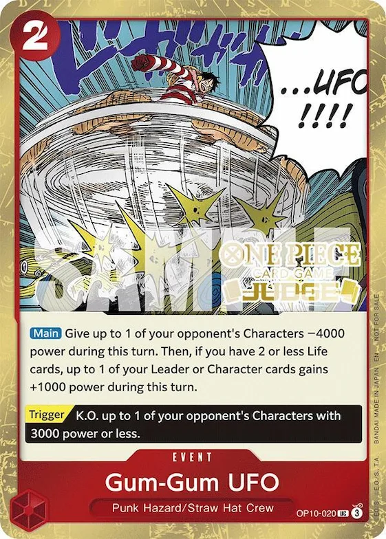 Gum-Gum UFO (Judge Pack Vol. 6) #op10-020 – One Piece Promotion Cards
