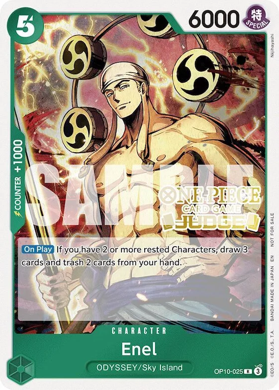 Enel (Judge Pack Vol. 6) #op10-025 – One Piece Promotion Cards