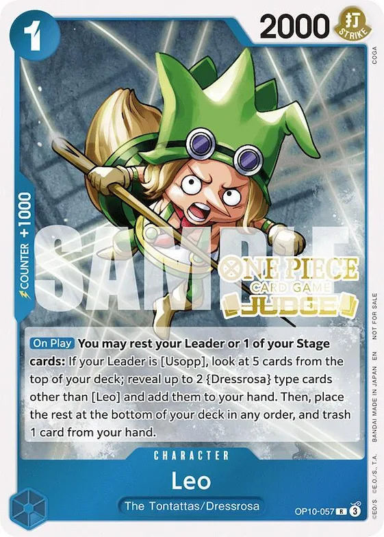 Leo (Judge Pack Vol. 6) #op10-057 – One Piece Promotion Cards