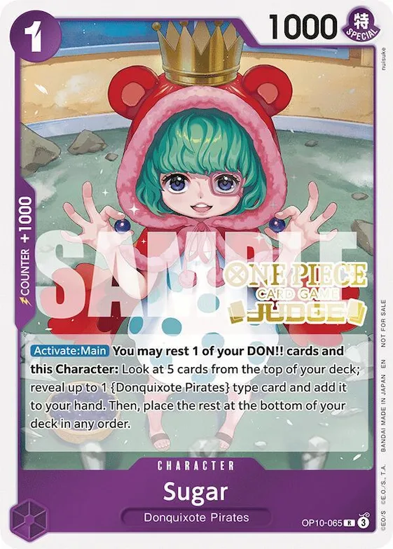 Sugar (Judge Pack Vol. 6) #op10-065 – One Piece Promotion Cards