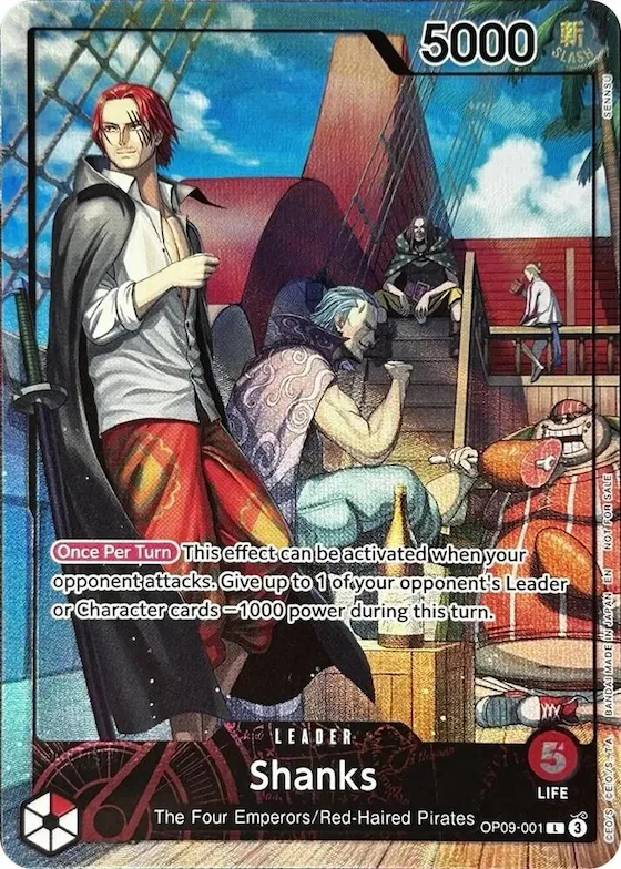 Shanks (2025 PSA Magazine Promo) #op9-001 – One Piece Promotion Cards