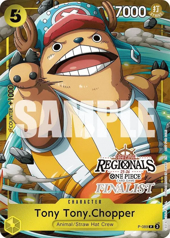 Tony Tony.Chopper (Offline Regional Finalist Card Set 2025 Vol.2) #p-089 – One Piece Promotion Cards