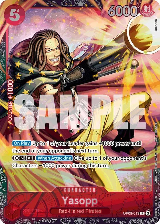 Yasopp (Championship 25-26 Offline Regionals Season 2) #op9-013 – One Piece Promotion Cards