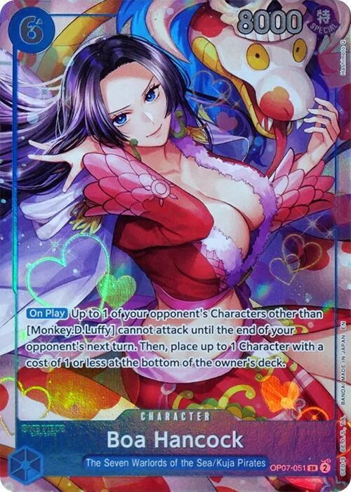 Boa Hancock (Seven Warlords of the Sea Binder Set) #op7-051 – One Piece Promotion Cards