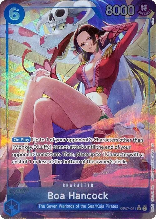 Boa Hancock (Seven Warlords of the Sea Binder Set) (Alternate Art) #op7-051 – One Piece Promotion Cards