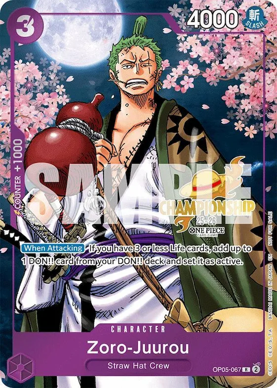 Zoro-Juurou (CS 25-26 Event Pack) #op5-067 – One Piece Promotion Cards