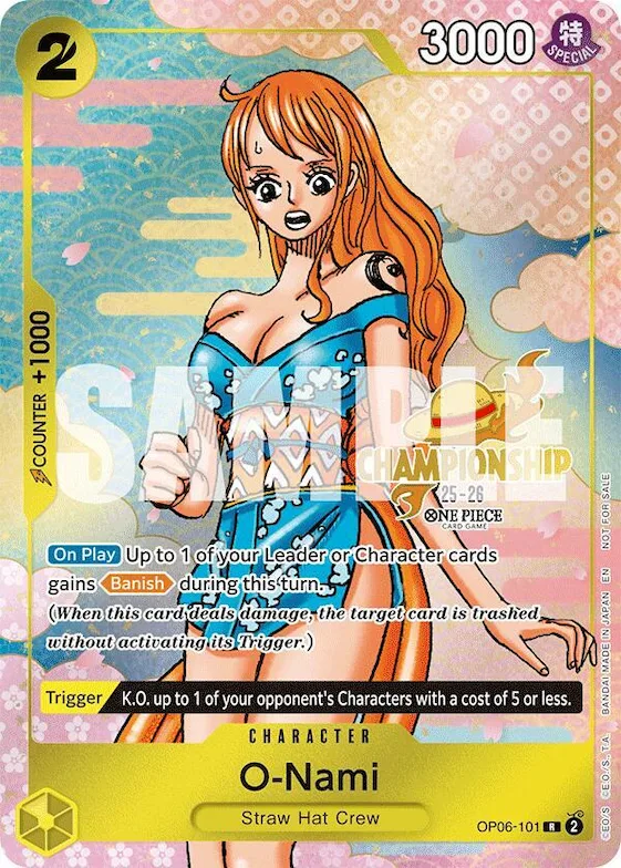 O-Nami (CS 25-26 Event Pack) #op6-101 – One Piece Promotion Cards
