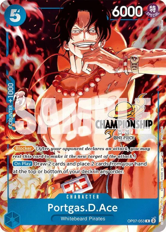 Portgas.D.Ace (CS 25-26 Celebration Pack) #op7-053 – One Piece Promotion Cards
