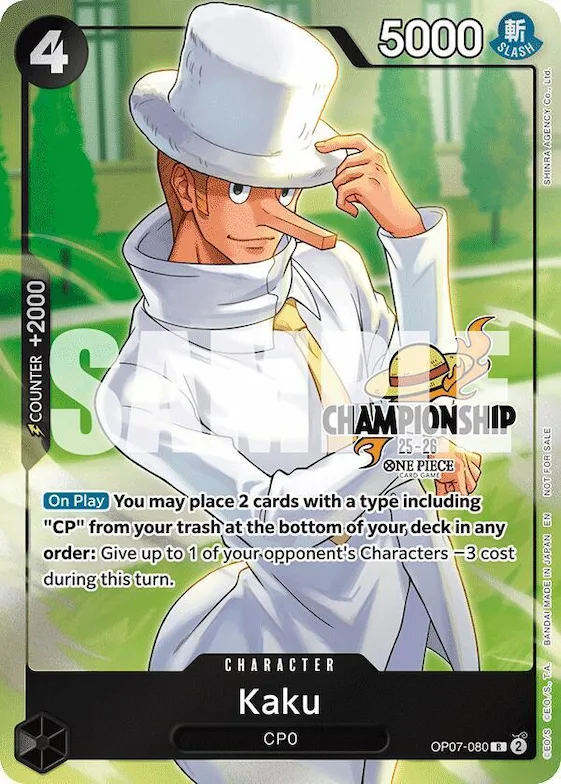 Kaku (CS 25-26 Celebration Pack) #op7-080 – One Piece Promotion Cards