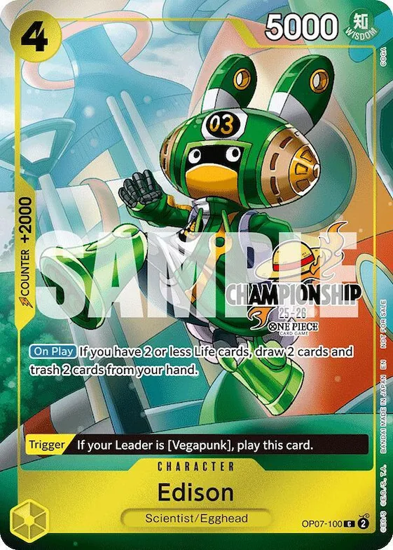 Edison (CS 25-26 Celebration Pack) #op7-100 – One Piece Promotion Cards