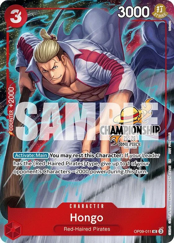 Hongo (CS 25-26 Celebration Pack) #op9-011 – One Piece Promotion Cards