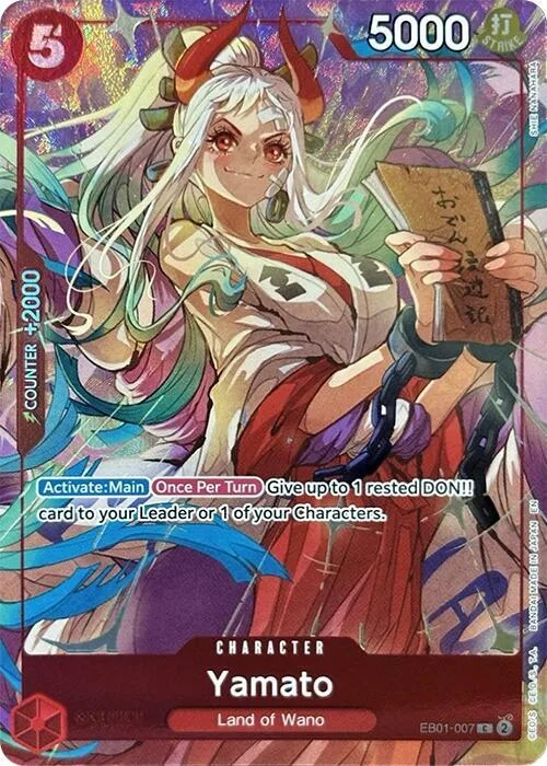 Yamato (Premium Card Collection -Best Selection Vol. 4-) #eb1-007 – One Piece Promotion Cards