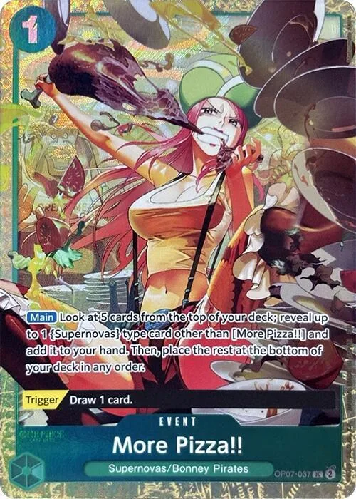 More Pizza!! (Premium Card Collection -Best Selection Vol. 4-) #op7-037 – One Piece Promotion Cards