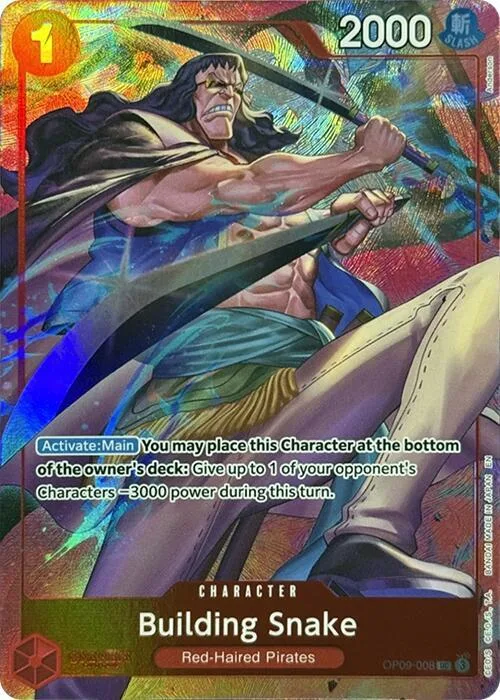 Building Snake (Premium Card Collection -Best Selection Vol. 4-) #op9-008 – One Piece Promotion Cards