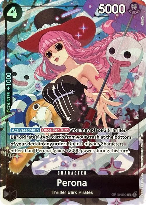 Perona (Premium Card Collection -Best Selection Vol. 4-) #op10-092 – One Piece Promotion Cards