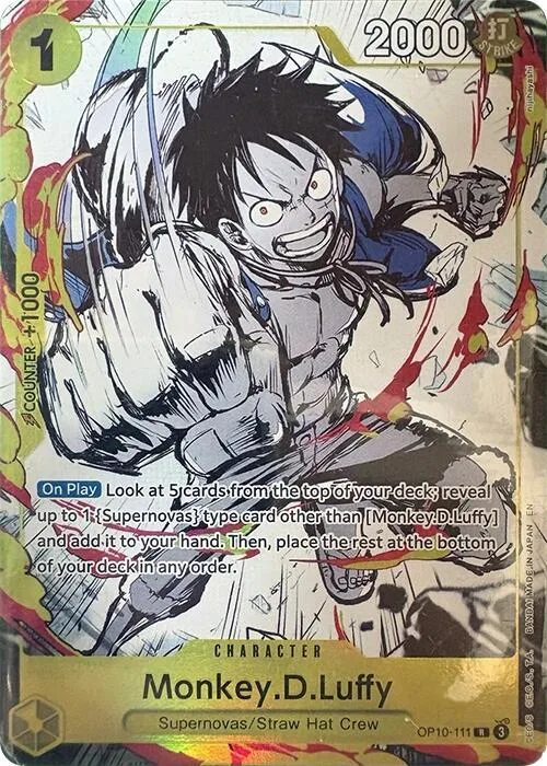 Monkey.D.Luffy (Premium Card Collection -6 assort vol.1-) #op10-111 – One Piece Promotion Cards