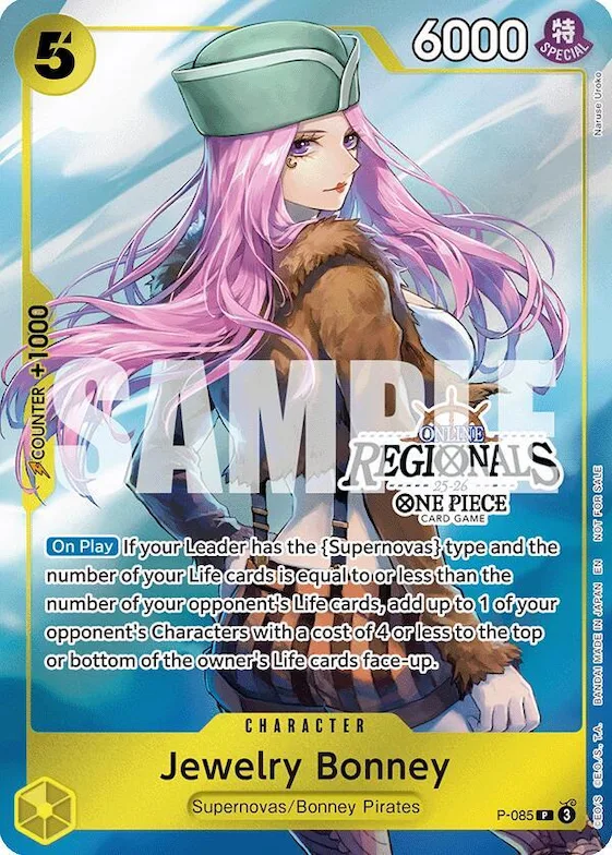 Jewelry Bonney (Online Regional Participation Pack 2025 Vol.2) #p-085 – One Piece Promotion Cards