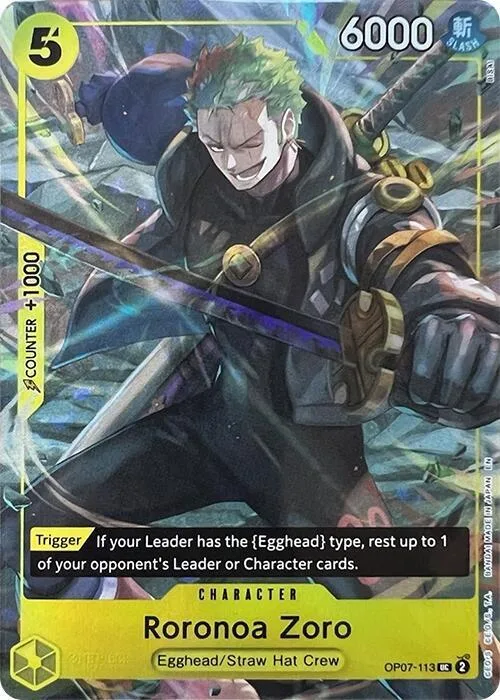 Roronoa Zoro (Illustration Box Vol.3) #op7-113 – One Piece Promotion Cards