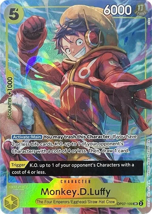 Monkey.D.Luffy (Illustration Box Vol.3) #op7-109 – One Piece Promotion Cards