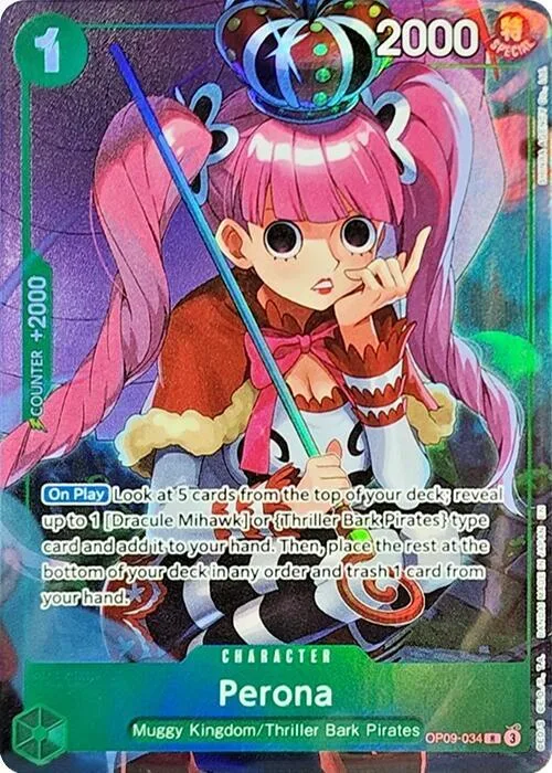 Perona (Illustration Box Vol.4) #op9-034 – One Piece Promotion Cards
