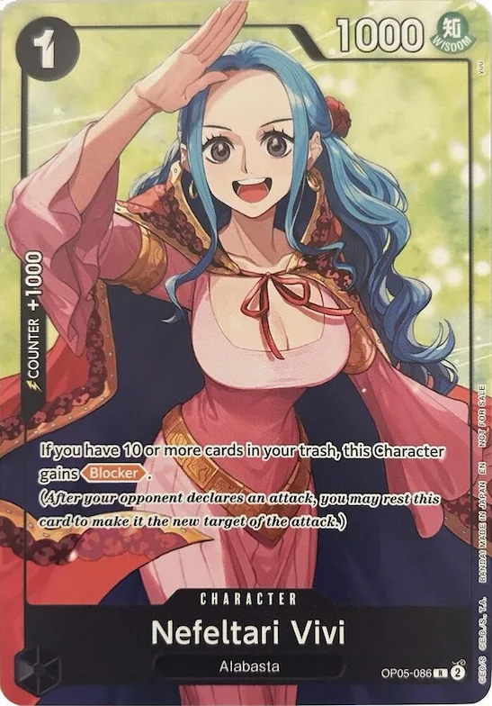 Nefeltari Vivi (Welcome Pack Vol. 2) #op5-086 – One Piece Promotion Cards