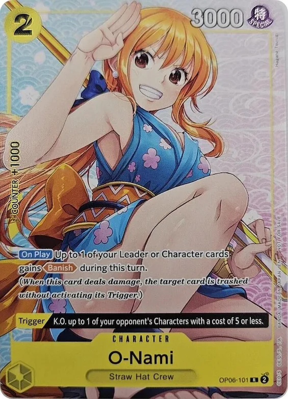 O-Nami (Welcome Pack Vol. 2) #op6-101 – One Piece Promotion Cards