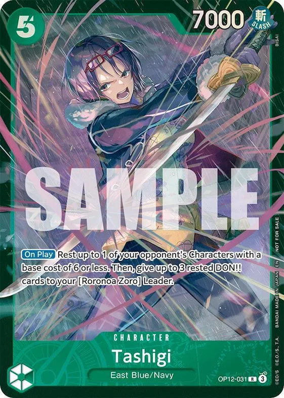 Tashigi (Store Treasure Cup 2025) #op12-031 – One Piece Promotion Cards