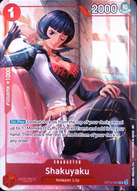 Shakuyaku (Premium Card Collection -Best Selection Vol. 5-) #op12-006 – One Piece Promotion Cards