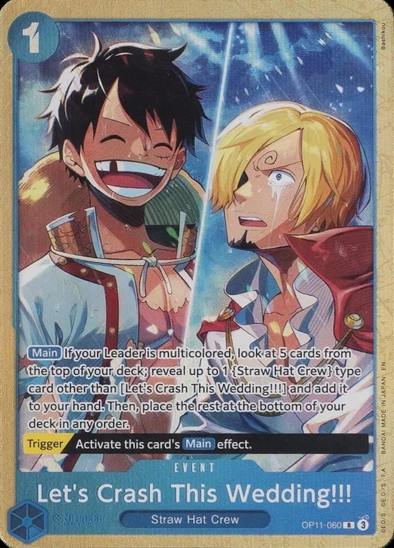 Let's Crash This Wedding!!! (Premium Card Collection -Best Selection Vol. 5-) #op11-060 – One Piece Promotion Cards