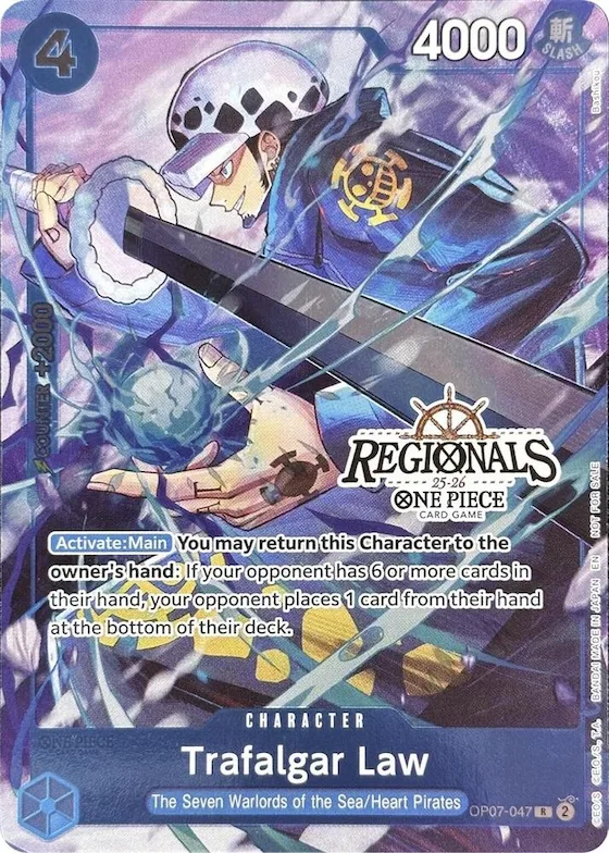 Trafalgar Law (CS 25-26 Regionals Textured Chase Promo) #op7-047 – One Piece Promotion Cards