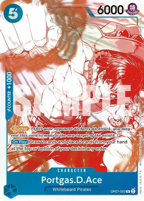 Portgas.D.Ace - OP07-053 (3rd Anniversary Treasure Campaign Pack) #op7-053 – One Piece Promotion Cards