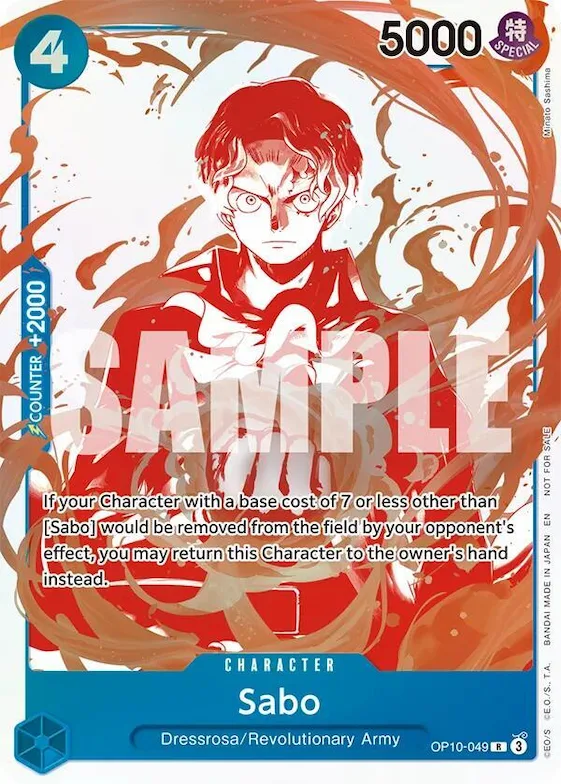 Sabo - OP10-049 (3rd Anniversary Treasure Campaign Pack) #op10-049 – One Piece Promotion Cards