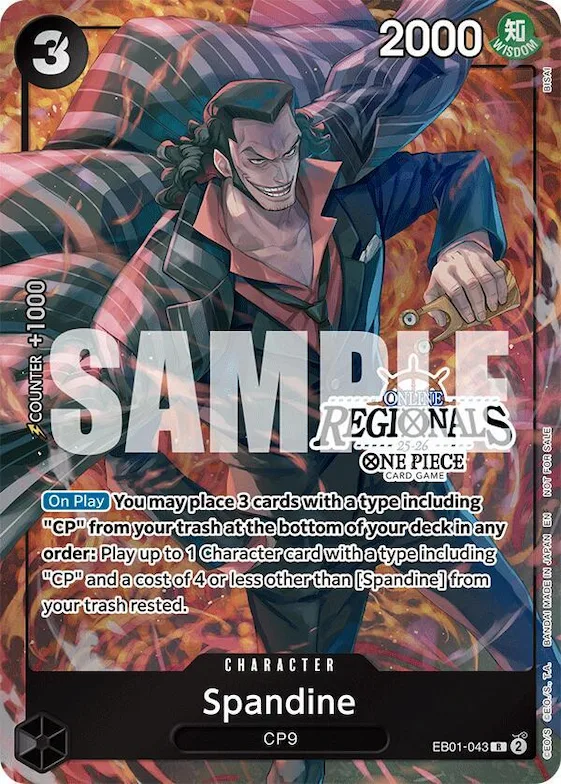 Spandine (Online Regional Participation Pack 2025 Vol.1) #eb1-043 – One Piece Promotion Cards