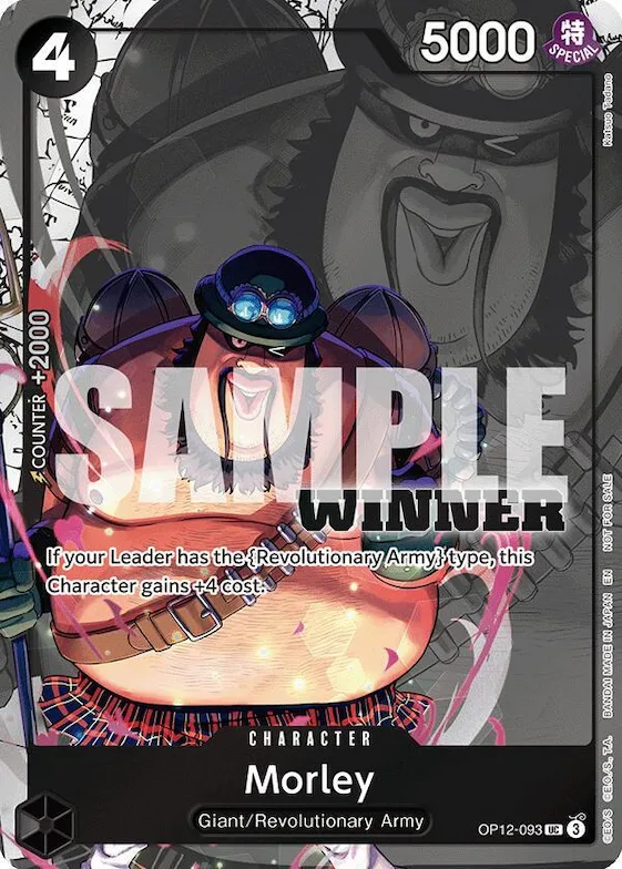 Morley (Winner Pack 2026 Vol. 1) #op12-093 – One Piece Promotion Cards