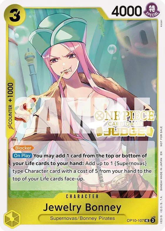 Jewelry Bonney (Judge Pack Vol. 7) #op10-107 – One Piece Promotion Cards