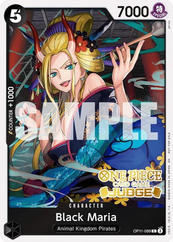 Black Maria (Judge Pack Vol. 7) #op11-089 – One Piece Promotion Cards