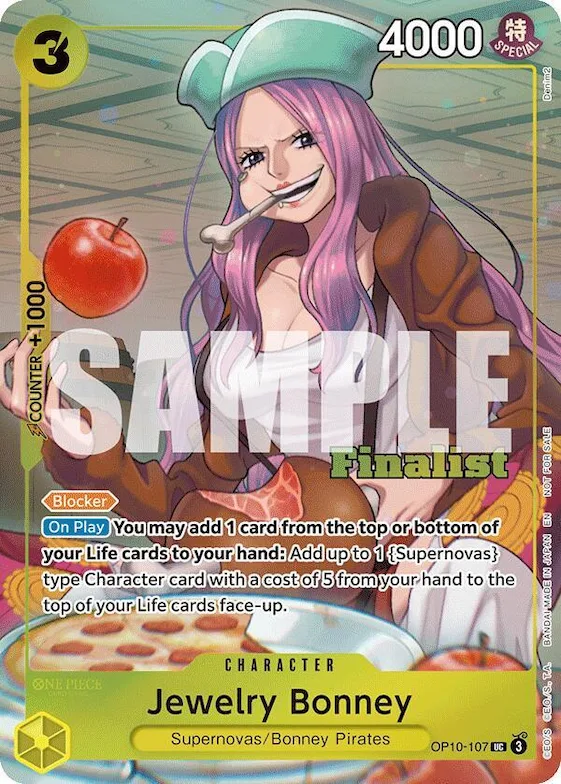 Jewelry Bonney (CS 25-26 Finalist Card Set 2) #op10-107 – One Piece Promotion Cards