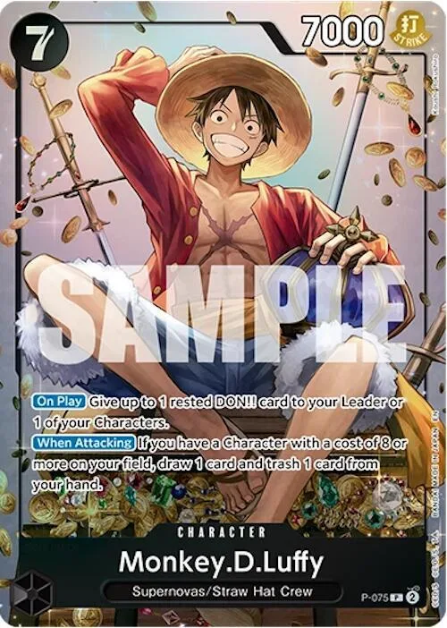 Monkey.D.Luffy (Tin Pack Set Vol. 2) #p-075 – One Piece Promotion Cards