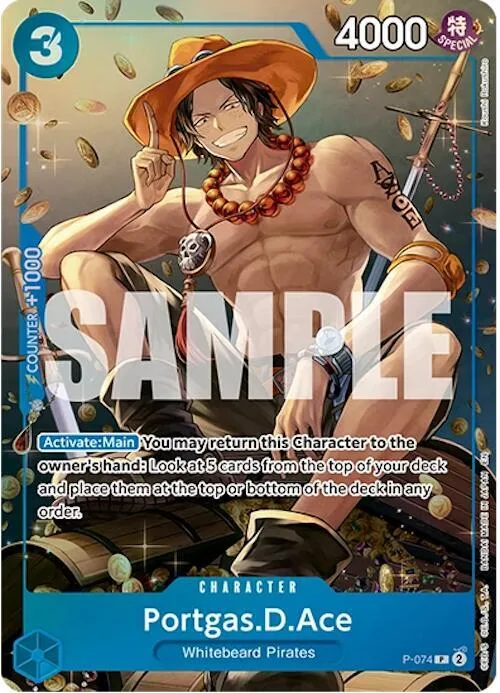 Portgas.D.Ace (Tin Pack Set Vol. 2) #p-074 – One Piece Promotion Cards