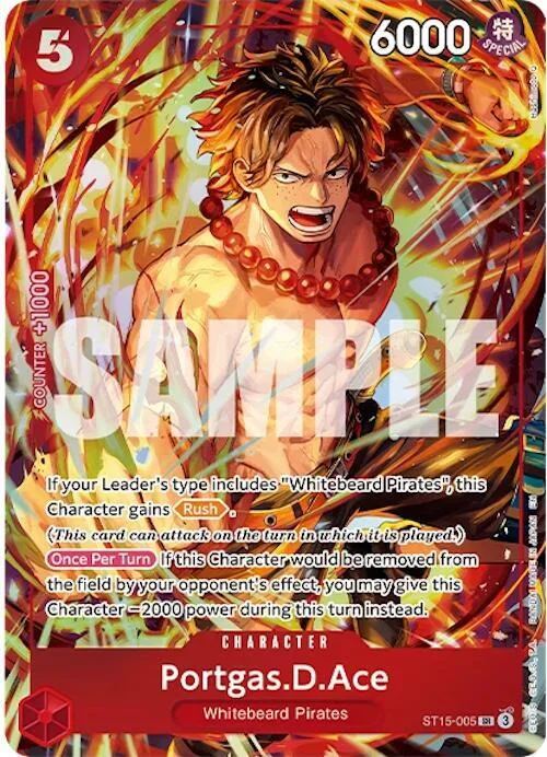Portgas.D.Ace (Illustration Box Vol.5) #st15-005 – One Piece Promotion Cards
