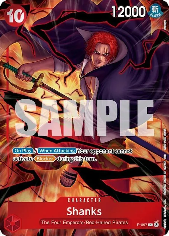 Shanks (Event Pack Vol. 8) #p-097 – One Piece Promotion Cards