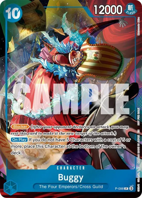 Buggy (Event Pack Vol. 8) #p-098 – One Piece Promotion Cards