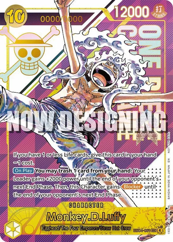 Monkey.D.Luffy - EB04-061 [Serial Number] #eb4-061 – One Piece Promotion Cards