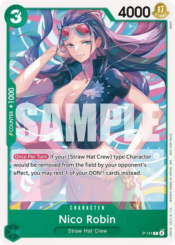 Nico Robin (Heroines Battle Pack) #p-111 – One Piece Promotion Cards